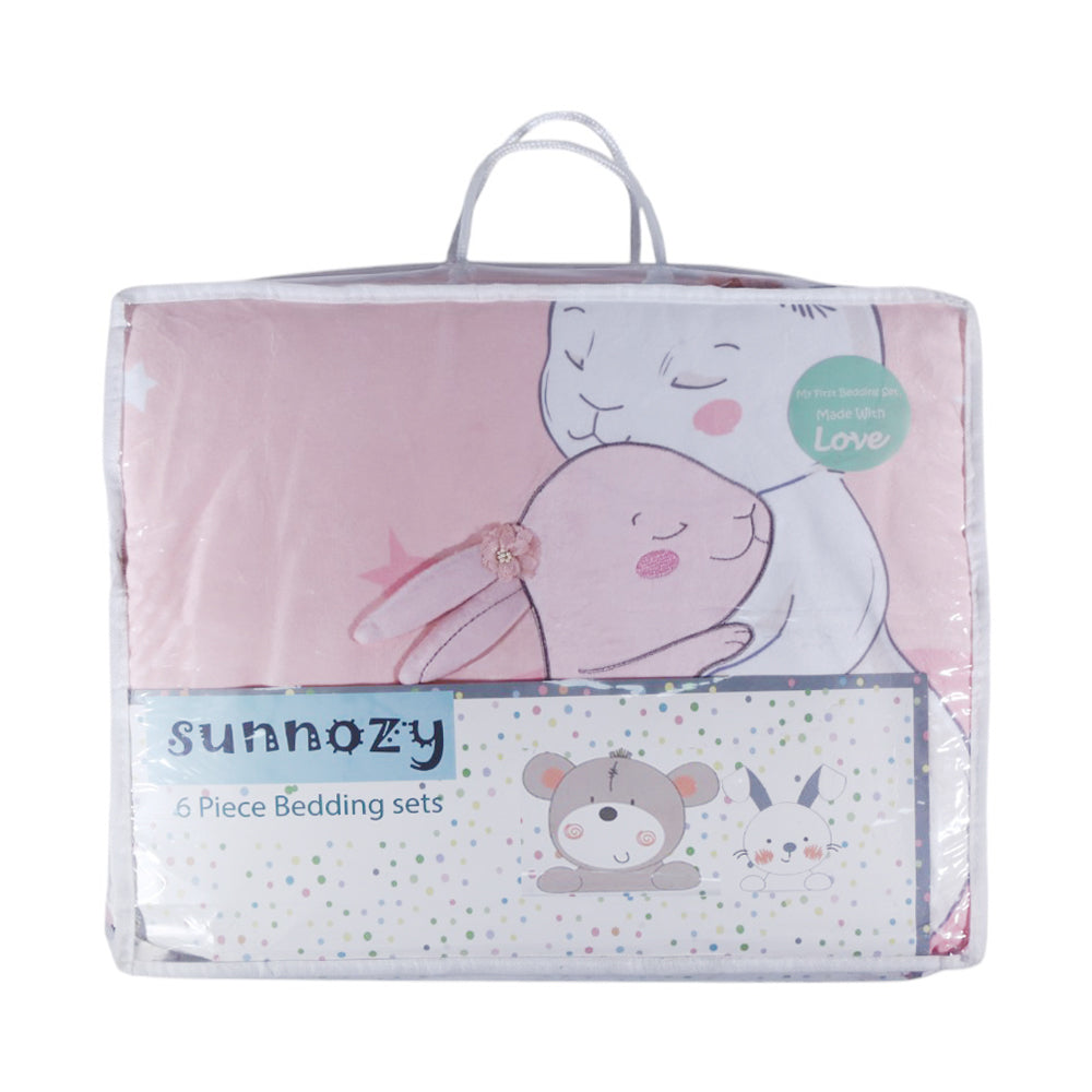 BABY QUILT SET 6PC MZS-24 SNYBD18-P Default Title - MamasJan KidsWear
