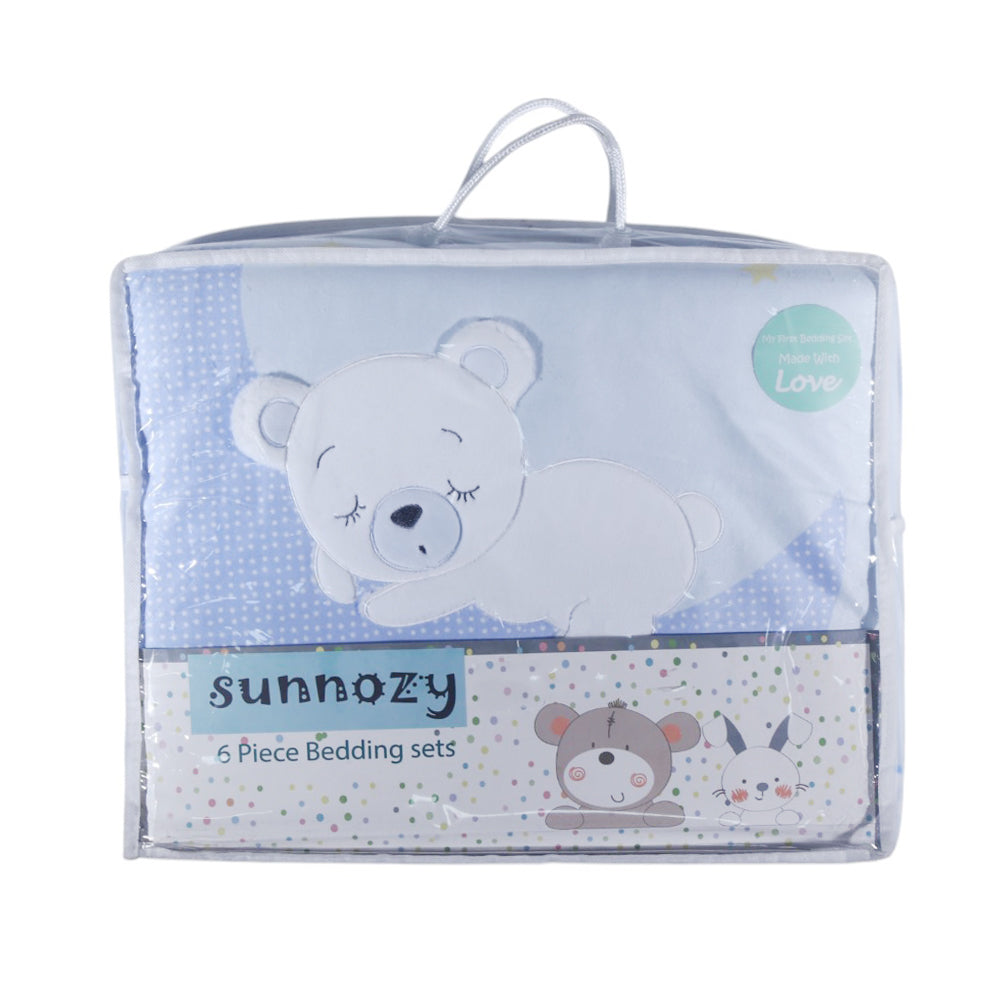 BABY QUILT SET 6PC MZS-24 SNYBD18-B Default Title - MamasJan KidsWear
