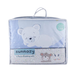 BABY QUILT SET 6PC MZS-24 SNYBD18-B Default Title - MamasJan KidsWear