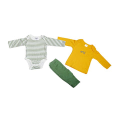 BOYS L/S 3PC PAJAMA SUIT MZW-24 6-9M 239-050 Default Title - MamasJan KidsWear
