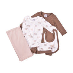 BABY GIFT SET HANGER 5PC MZW-24 0-3M 239-056 Default Title - MamasJan KidsWear