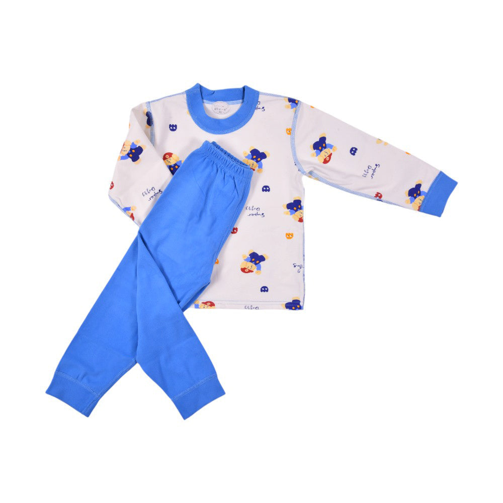 BOYS L/S 2PC PAJAMA SUIT 18-24M MZS-24 221 Default Title - MamasJan KidsWear