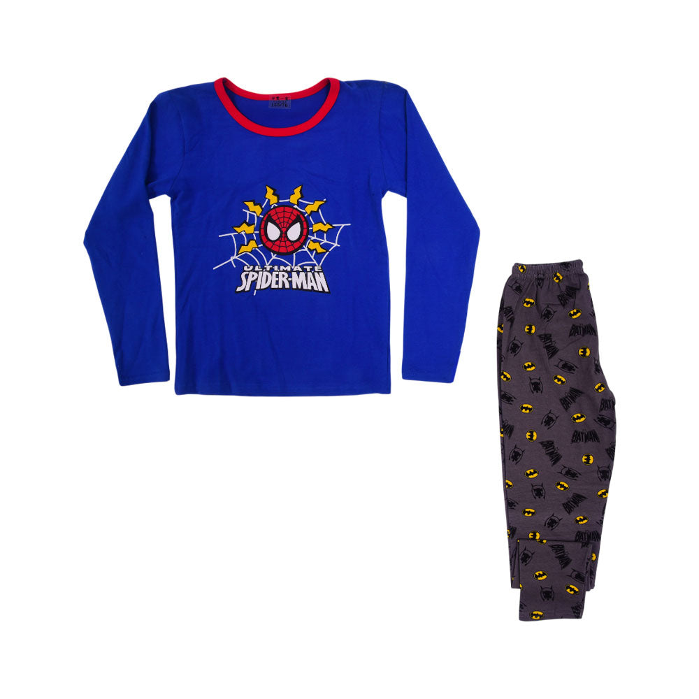 BOYS L/S 2PC SLEEPING SUIT MZW-24 6-7 YEAR 45 Default Title - MamasJan KidsWear