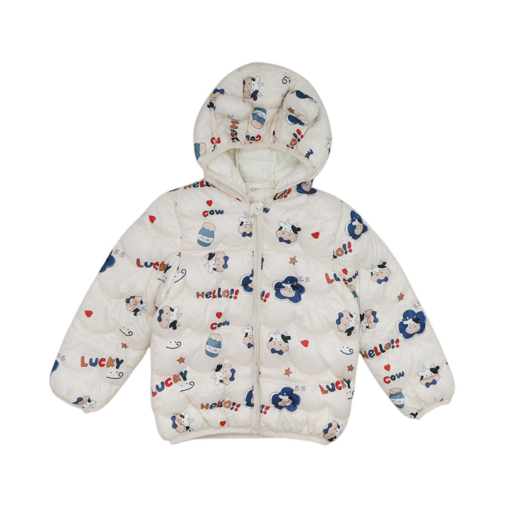 BOYS L/S PUFFER JACKET HOODED MZW-24 18-24M 69 Default Title - MamasJan KidsWear