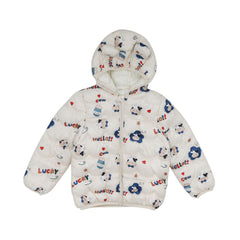 BOYS L/S PUFFER JACKET HOODED MZW-24 18-24M 69 Default Title - MamasJan KidsWear