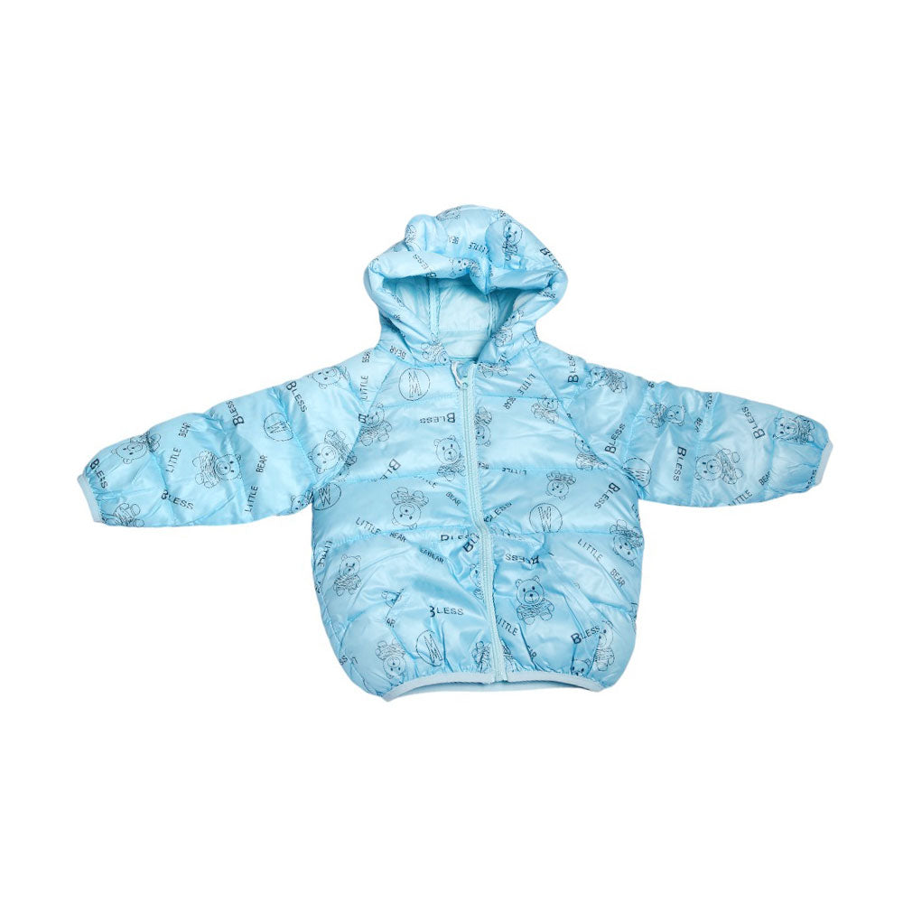 BOYS L/S PUFFER JACKET HOODED MZW-24 18-24M 68 Default Title - MamasJan KidsWear