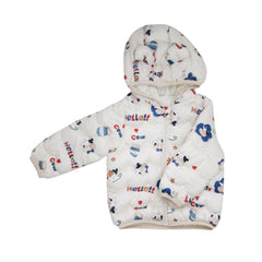 BOYS L/S PUFFER JACKET HOODED MZW-24 3-6M 69 Default Title - MamasJan KidsWear