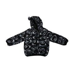 BOYS L/S PUFFER JACKET HOODED MZW-24 12-18M 75 Default Title - MamasJan KidsWear
