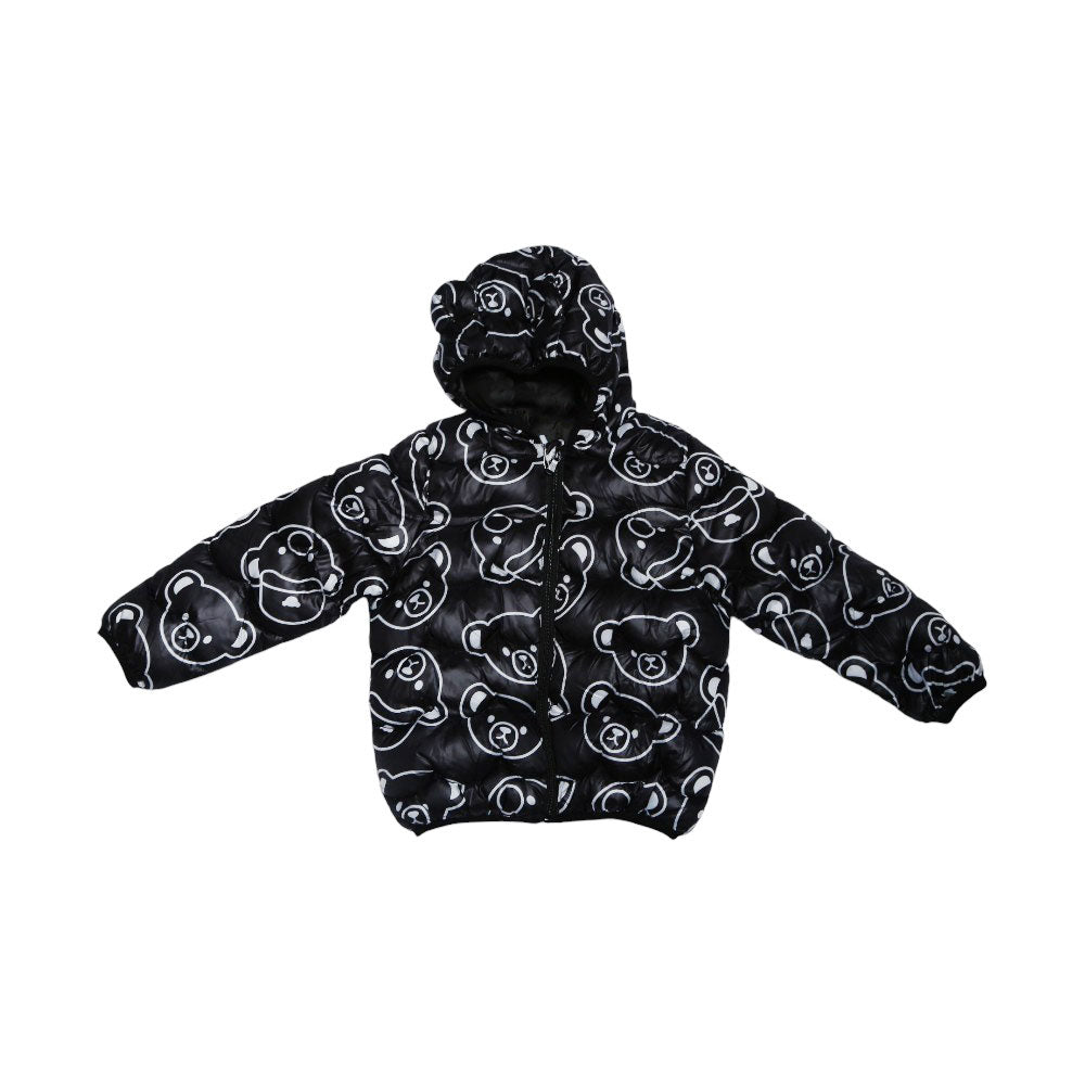 BOYS L/S PUFFER JACKET HOODED MZW-24 2-3Y 75 Default Title - MamasJan KidsWear