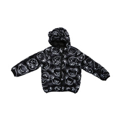 BOYS L/S PUFFER JACKET HOODED MZW-24 2-3Y 75 Default Title - MamasJan KidsWear