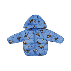 BOYS L/S PUFFER JACKET HOODED MZW-24 3-6M 63 Default Title - MamasJan KidsWear