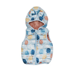 BOYS S/L PUFFER JACKET HOODED MZW-24 0-3M 47 Default Title - MamasJan KidsWear
