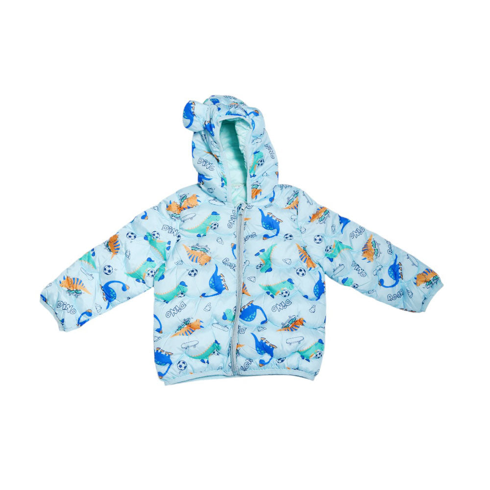 BOYS L/S PUFFER JACKET HOODED MZW-24 12-18M 52 Default Title - MamasJan KidsWear