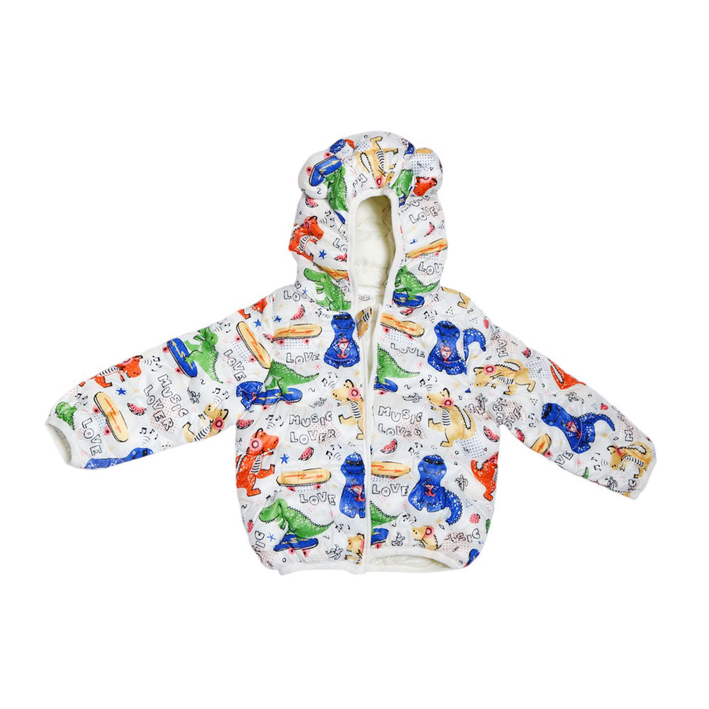 BOYS L/S PUFFER JACKET HOODED MZW-24 3-6M 54 Default Title - MamasJan KidsWear