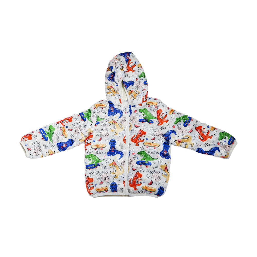 BOYS L/S PUFFER JACKET HOODED MZW-24 12-18M 54 Default Title - MamasJan KidsWear