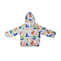 BOYS L/S PUFFER JACKET HOODED MZW-24 12-18M 54 Default Title - MamasJan KidsWear