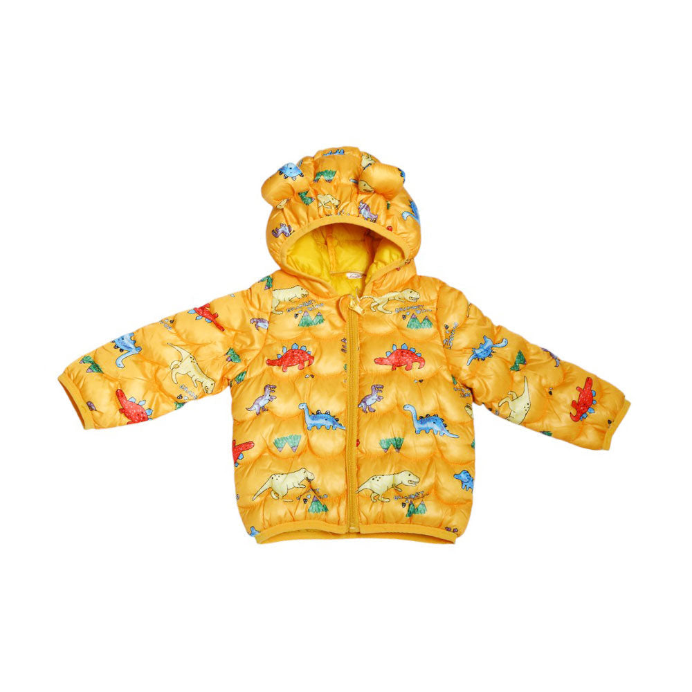 BOYS L/S PUFFER JACKET HOODED MZW-24 3-6M 56 Default Title - MamasJan KidsWear