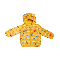 BOYS L/S PUFFER JACKET HOODED MZW-24 3-6M 56 Default Title - MamasJan KidsWear