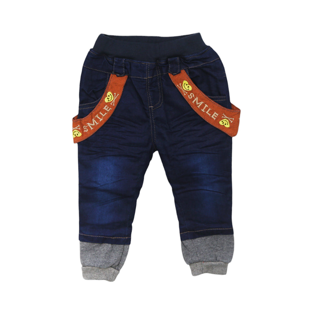 BOYS DENIM TROUSER MZW-24 12-18M 19 Default Title - MamasJan KidsWear