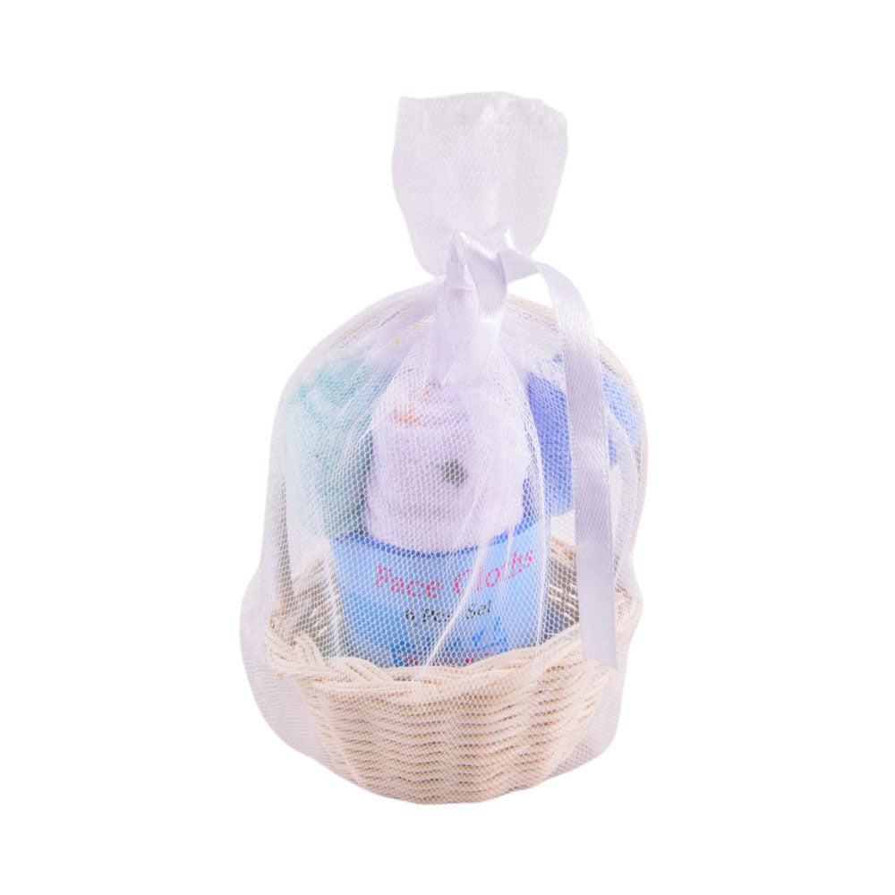 BABY FACE TOWEL 5 PC PACK MZW-24 PSK-1 Default Title - MamasJan KidsWear