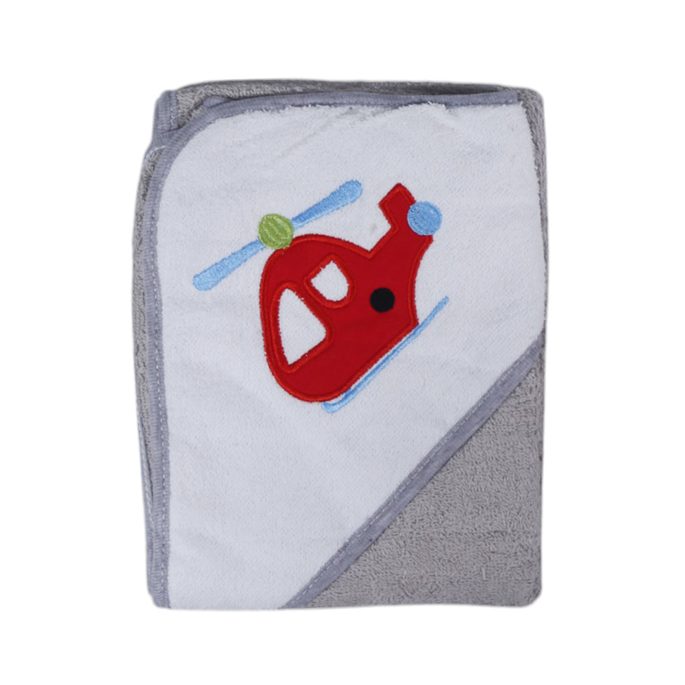 BABY BATH TOWEL HOODED MZW-24 NO-02 Default Title - MamasJan KidsWear