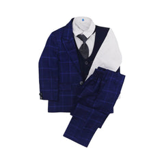 BOYS L/S 5PC PANT COAT SUIT MZW-24 18-24M 150-1 Default Title - MamasJan KidsWear
