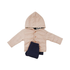 BOYS L/S 3PC PAJAMA SUIT HOODED MZW-24 12-18M 860 Default Title - MamasJan KidsWear