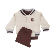 BOYS L/S 3PC PAJAMA SUIT MZW-24 0-3M 836 Default Title - MamasJan KidsWear