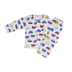 BOYS L/S 2PC SLEEPING SUIT MZW-24 1-2 YEAR THAI Default Title - MamasJan KidsWear