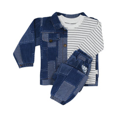 BOYS L/S 2PC PAJAMA SUIT 18-24M MZW-24 01014 Default Title - MamasJan KidsWear