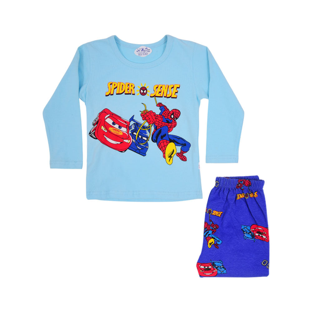 BOYS L/S 2PC SLEEPING SUIT 12-18M MZW-24 02 Default Title - MamasJan KidsWear