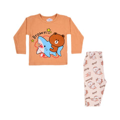 BOYS L/S 2PC SLEEPING SUIT 9-12M MZW-24 03 Default Title - MamasJan KidsWear
