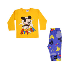 BOYS L/S 2PC SLEEPING SUIT 9-12M MZW-24 06 Default Title - MamasJan KidsWear