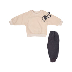 BOYS L/S 2PC FLEECE PAJAMA SUIT 6-9M MZW-24 1110 Default Title - MamasJan KidsWear