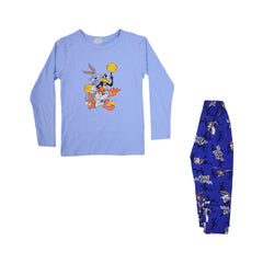 BOYS L/S 2PC SLEEPING SUIT CHR MZW-24 8-9 YEAR N-5 Default Title - MamasJan KidsWear