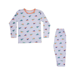 BOYS L/S 2PC SLEEPING SUIT ROT MZW-24 7-8 YEAR N1 Default Title - MamasJan KidsWear