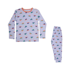 BOYS L/S 2PC SLEEPING SUIT ROT MZW-24 8-9 YEAR N1 Default Title - MamasJan KidsWear