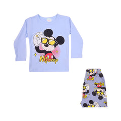 BOYS L/S 2PC SLEEPING SUIT CHR MZW-24 12-18M N-8 Default Title - MamasJan KidsWear