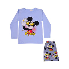 BOYS L/S 2PC SLEEPING SUIT CHR MZW-24 2-3 YEAR N-8 Default Title - MamasJan KidsWear