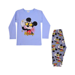 BOYS L/S 2PC SLEEPING SUIT CHR MZW-24 3-4 YEAR N-8 Default Title - MamasJan KidsWear