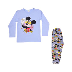 BOYS L/S 2PC SLEEPING SUIT CHR MZW-24 4-5 YEAR N-8 Default Title - MamasJan KidsWear