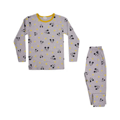 BOYS L/S 2PC SLEEPING SUIT ROT MZW-24 7-8 YEAR N4 Default Title - MamasJan KidsWear