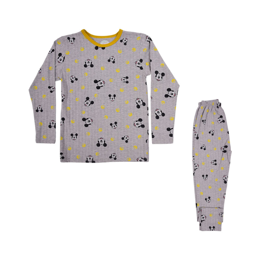 BOYS L/S 2PC SLEEPING SUIT ROT MZW-24 8-9 YEAR N4 Default Title - MamasJan KidsWear