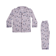 BOYS L/S 2PC SLEEPING SUIT F/O MZW-24 8-9 YEAR NO4 Default Title - MamasJan KidsWear