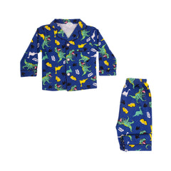 BOYS L/S 2PC SLEEPING SUIT F/O MZW-24 9-12M NO5 Default Title - MamasJan KidsWear