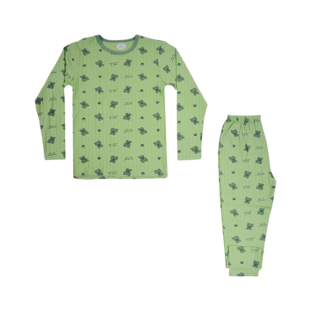 BOYS L/S 2PC SLEEPING SUIT ROT MZW-24 8-9 YEAR N6 Default Title - MamasJan KidsWear