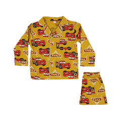 BOYS L/S 2PC SLEEPING SUIT F/O MZW-24 18-24M NO7 Default Title - MamasJan KidsWear