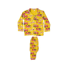 BOYS L/S 2PC SLEEPING SUIT F/O MZW-24 5-6 YEAR NO7 Default Title - MamasJan KidsWear