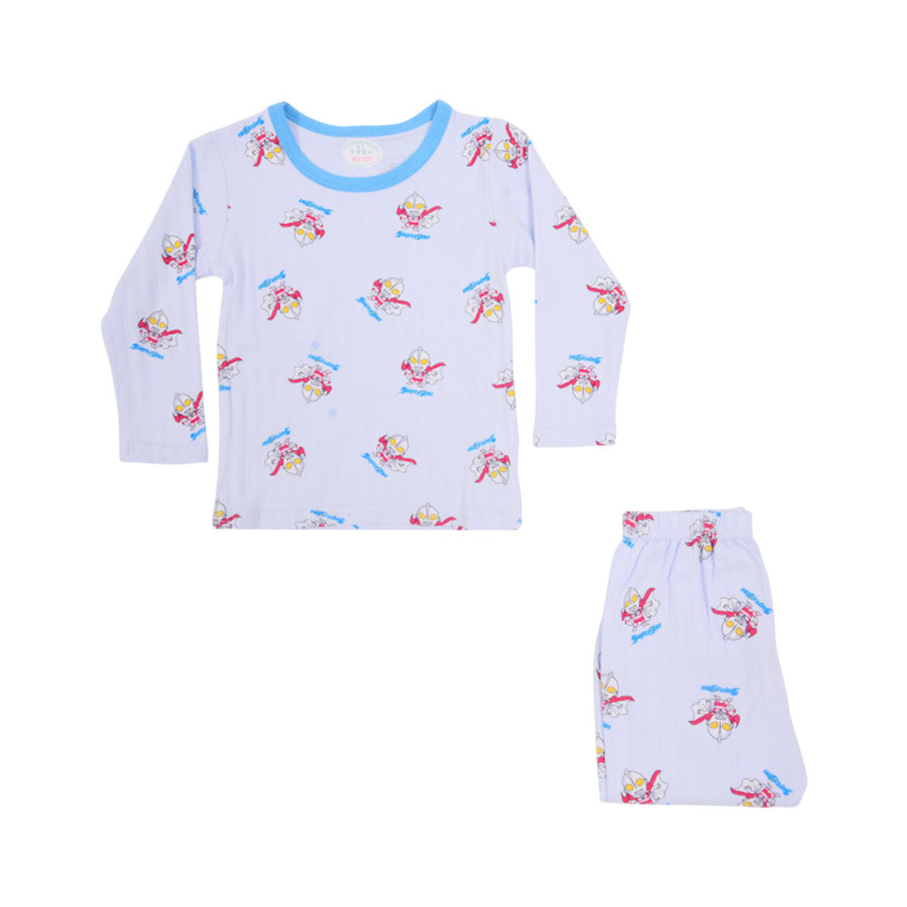 BOYS L/S 2PC SLEEPING SUIT ROT MZW-24 12-18M N7 Default Title - MamasJan KidsWear