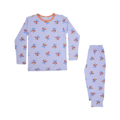 BOYS L/S 2PC SLEEPING SUIT ROT MZW-24 5-6 YEAR N7 Default Title - MamasJan KidsWear